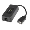 StarTech.com 1 prievado USB per Cat5 / Cat6 eterneto plėtiklis – iki 131 pėd. (40 m)
