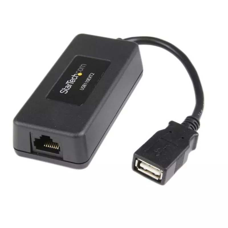 StarTech.com 1 prievado USB per Cat5 / Cat6 eterneto plėtiklis – iki 131 pėd. (40 m)