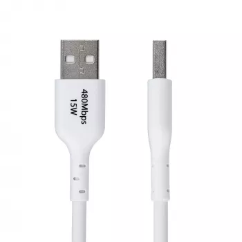 StarTech.com 3 m USB-A į USB-C įkrovimo laidas, įkrovimas ir sinchronizavimas, 3A, USB 2.0, TPE apvalkalas – baltas USB įkrovimo laidas