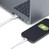 StarTech.com 3 m USB-A į USB-C įkrovimo laidas, įkrovimas ir sinchronizavimas, 3A, USB 2.0, TPE apvalkalas – baltas USB įkrovimo laidas