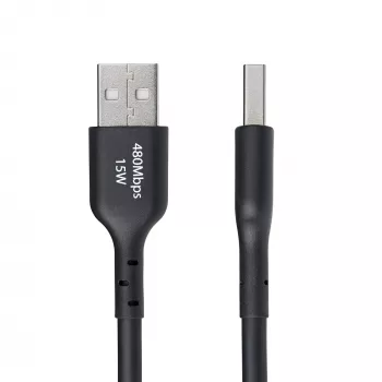 StarTech.com 4 m (13 pėd.) USB-A į USB-C įkrovimo laidas, įkrovimas ir sinchronizavimas, 3 A, USB 2.0, TPE apvalkalas – juodas USB įkrovimo laidas