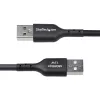 StarTech.com 4 m (13 pėd.) USB-A į USB-C įkrovimo laidas, įkrovimas ir sinchronizavimas, 3 A, USB 2.0, TPE apvalkalas – juodas USB įkrovimo laidas