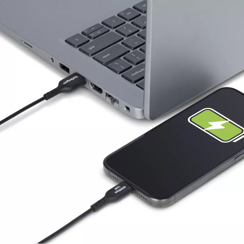 StarTech.com 4 m (13 pėd.) USB-A į USB-C įkrovimo laidas, įkrovimas ir sinchronizavimas, 3 A, USB 2.0, TPE apvalkalas – juodas USB įkrovimo laidas