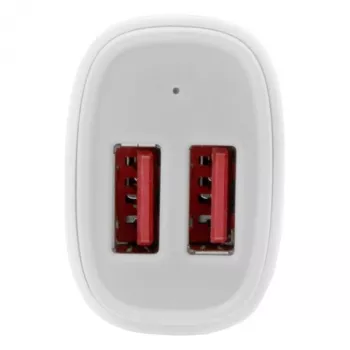 StarTech.com dviejų prievadų USB automobilinis įkroviklis – 24 W / 4,8 A – baltas