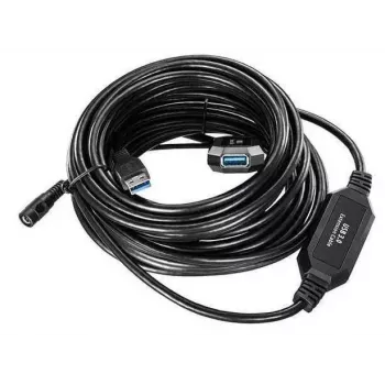 Microconnect USB3.0AAF10A USB laidas USB 3.2 Gen 1 (3.1 Gen 1) 10 m USB A juodas