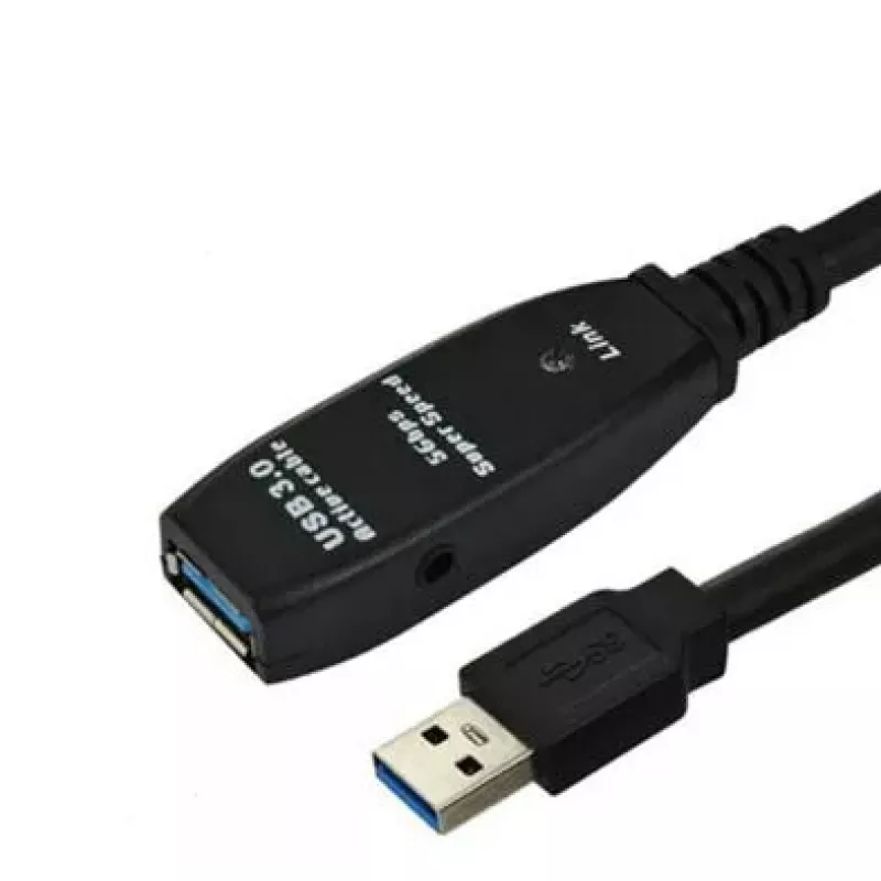 Microconnect USB3.0AAF10A USB laidas USB 3.2 Gen 1 (3.1 Gen 1) 10 m USB A juodas