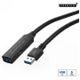 Microconnect USB3.0AAF15A USB laidas USB 3.2 Gen 1 (3.1 Gen 1) 15 m USB A Juodas