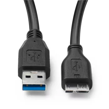 Microconnect USB3.0AB05MICRO USB laidas USB 3.2 Gen 1 (3.1 Gen 1) 0,5 m USB A Micro-USB B Juoda