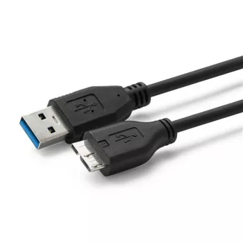 Microconnect USB3.0AB2MICRO USB laidas USB 3.2 Gen 1 (3.1 Gen 1) 2 m USB A Micro-USB B Juoda