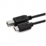 Microconnect USB3.1C2B2 USB laidas USB 2.0 1,8 m USB C USB B Juoda