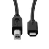 Microconnect USB3.1C2B2 USB laidas USB 2.0 1,8 m USB C USB B Juoda