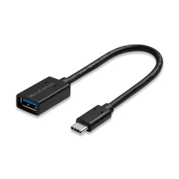 Microconnect USB3.1CAF02 USB laidas USB 3.2 Gen 1 (3.1 Gen 1) 0,2 m USB C USB A Juodas