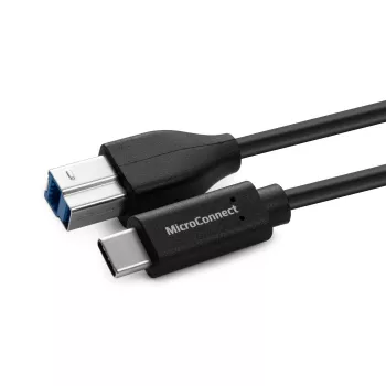 Microconnect USB3.1CB1 USB kabelis USB 3.2 Gen 1 (3.1 Gen 1) 1 m USB C USB B Juodas