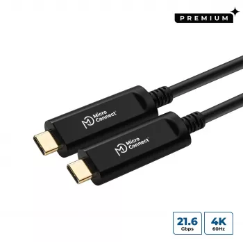 “Microconnect USB3.1CC20OP” USB laidas USB 3.2 Gen 2 (3.1 Gen 2) 20 m USB C Juoda