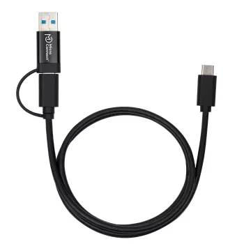 Microconnect USB3.1CCA1 USB kabelis USB 3.2 Gen 1 (3.1 Gen 1) 1 m USB C Juodas