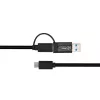 Microconnect USB3.1CCA1 USB kabelis USB 3.2 Gen 1 (3.1 Gen 1) 1 m USB C Juodas