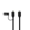 Microconnect USB3.1CCA1 USB kabelis USB 3.2 Gen 1 (3.1 Gen 1) 1 m USB C Juodas