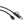 Microconnect USB3.1CCA1 USB kabelis USB 3.2 Gen 1 (3.1 Gen 1) 1 m USB C Juodas