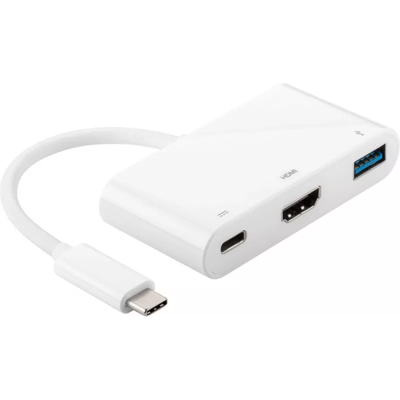 Microconnect USB3.1CCOM2 USB grafikos adapteris baltas