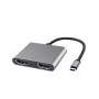 Microconnect USB3.1CHDMIX2 USB grafikos adapteris, juodos spalvos