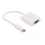 Microconnect USB3.1CVGAW USB grafikos adapteris, baltas