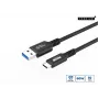 USB laidas Microconnect USB3.2AC2 2m USB C USB A 10 Gbit/s Juodas