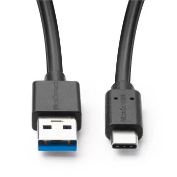Microconnect USB3.2CA0.25 USB laidas USB 3.2 Gen 2 (3.1 Gen 2) 0,25 m USB A USB C Juoda