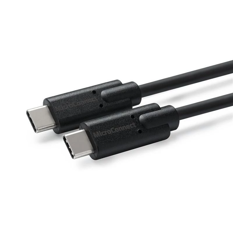 Microconnect USB3.2CC0.5 USB laidas USB 3.2 Gen 2 (3.1 Gen 2) 0,5 m USB C Juodas