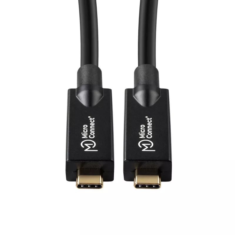 Microconnect USB3.2CC10OP USB laidas USB 3.2 Gen 2 (3.1 Gen 2) 10 m USB C Juodas
