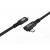 USB laidas Microconnect USB3.2CC2-A 2m USB C juodas USB 3.2 Gen 2x2 20 Gbit/s