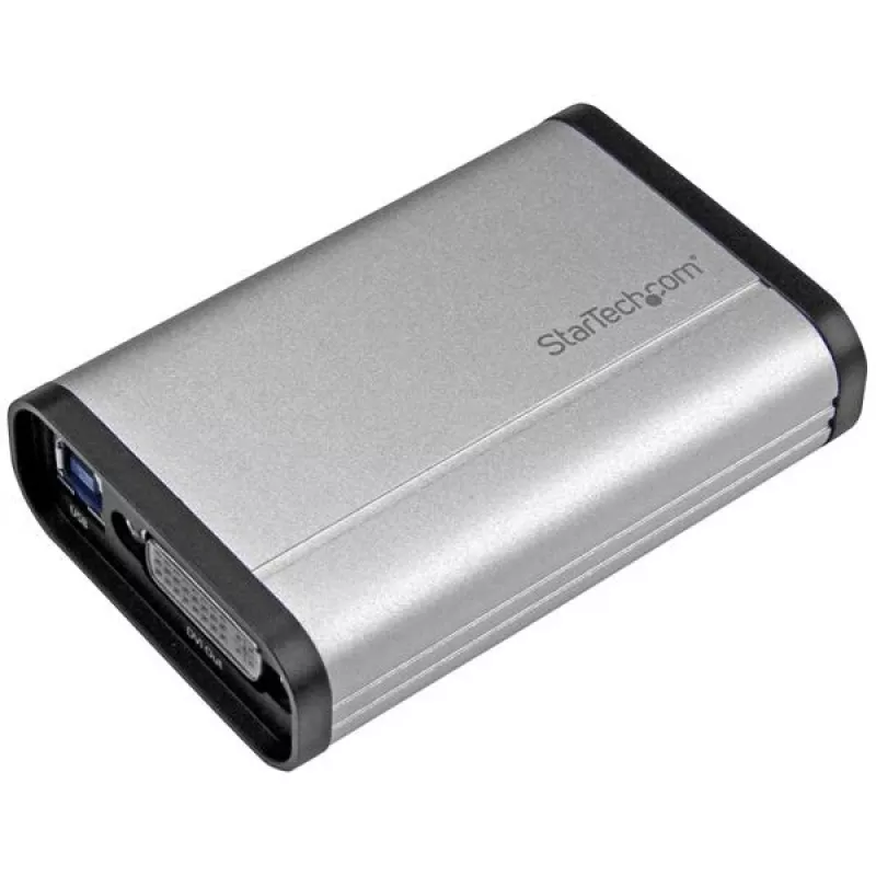 StarTech.com USB 3.0 vaizdo fiksavimo įrenginys, skirtas didelio našumo DVI vaizdo įrašymui - 1080p 60fps - aliuminis - TAA