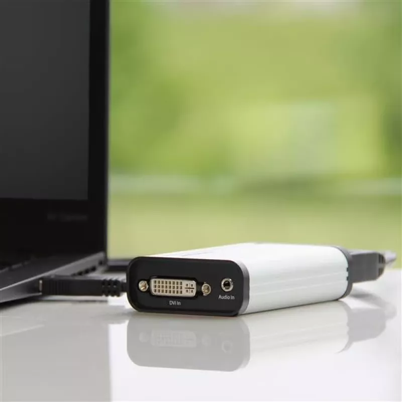 StarTech.com USB 3.0 vaizdo fiksavimo įrenginys, skirtas didelio našumo DVI vaizdo įrašymui - 1080p 60fps - aliuminis - TAA