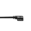 StarTech.com Plonas Mikro USB 3.0 Kabelis - V/V - Kairiuoju kampu Mikro-USB - 1 m (3 pėd.)