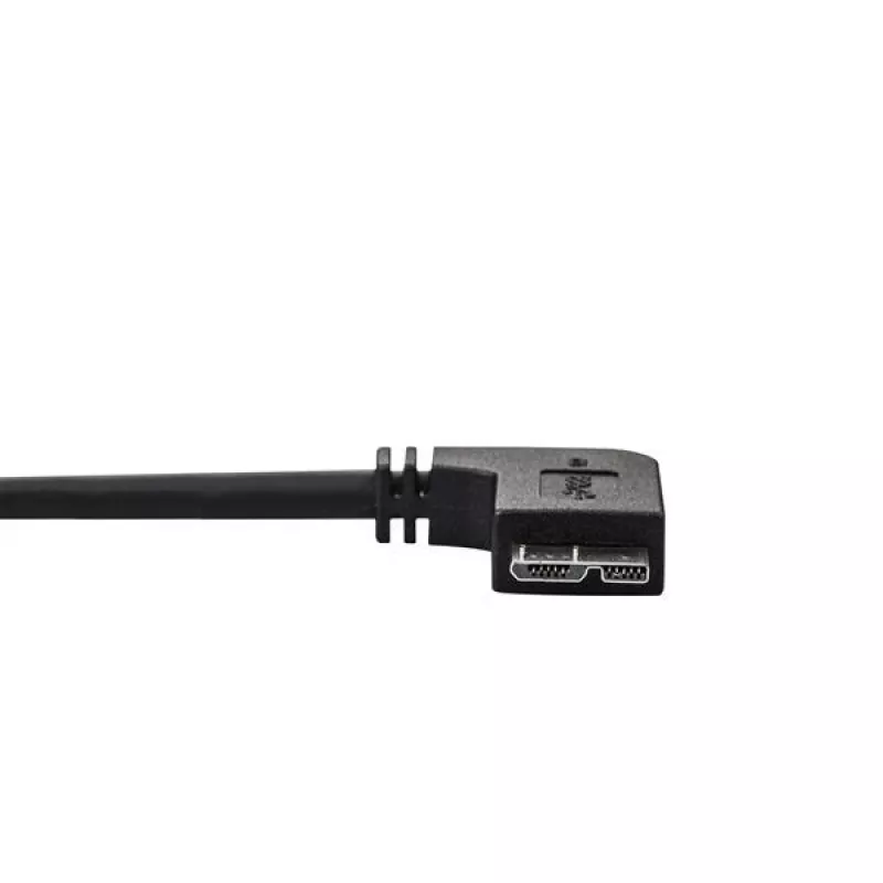 StarTech.com Plonas Mikro USB 3.0 Kabelis - V/V - Kairiuoju kampu Mikro-USB - 1 m (3 pėd.)