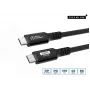 USB kabelis Microconnect USB4CC15-240W 1,5 m USB C 40 Gbit/s juodas