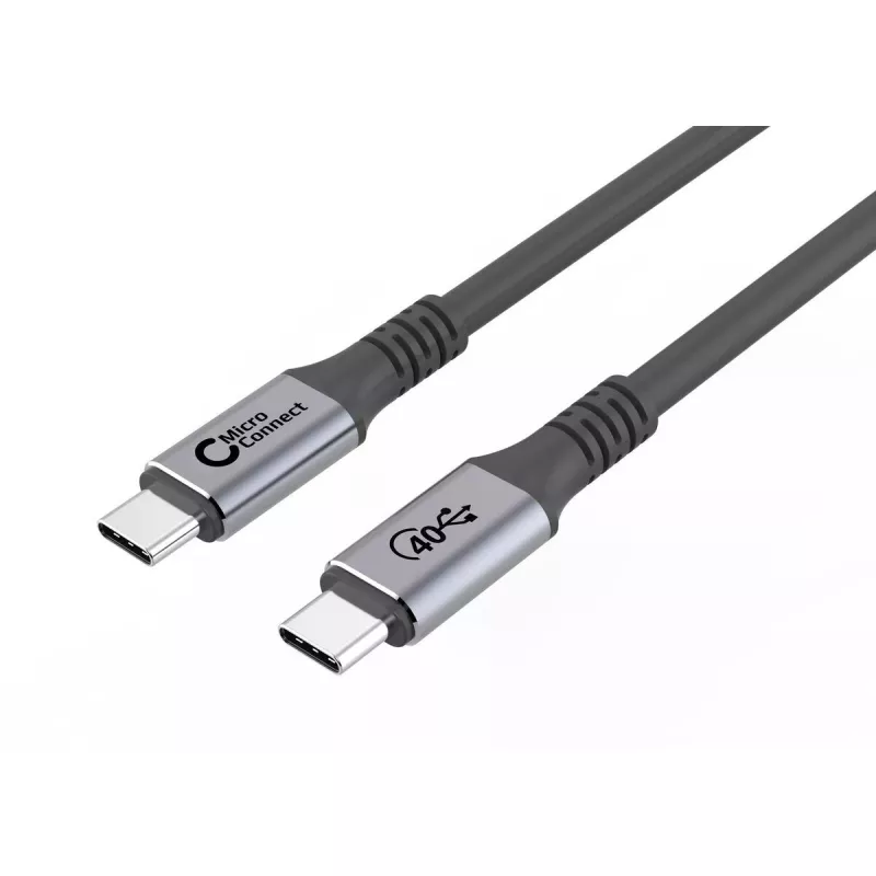 USB kabelis Microconnect USB4CC2 2 m USB4 Gen 3x2 40 Gbit/s juodas