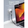 Microconnect USB4-CCFA-240W USB laidas 0 m USB C juoda