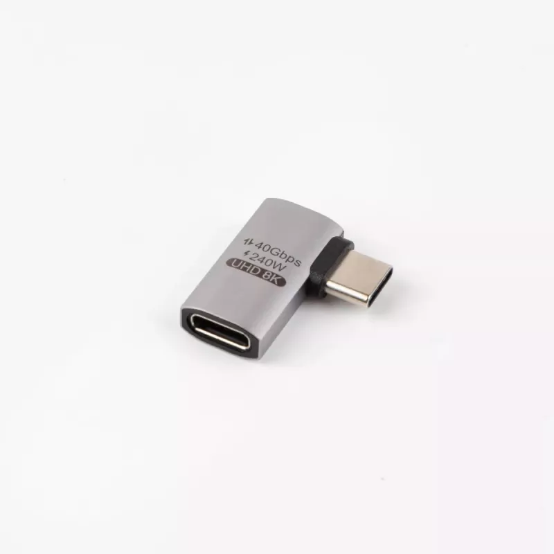 Microconnect USB4-CCFA-240W USB laidas 0 m USB C juoda