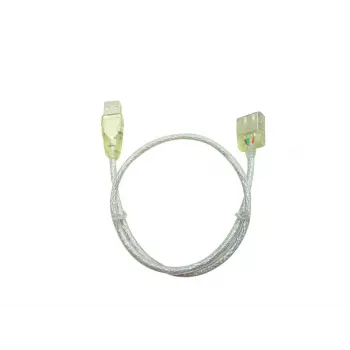 Microconnect USBAAF05T USB kabelis USB 2.0 0,5 m USB A permatomas