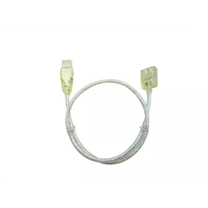 Microconnect USBAAF05T USB kabelis USB 2.0 0,5 m USB A permatomas