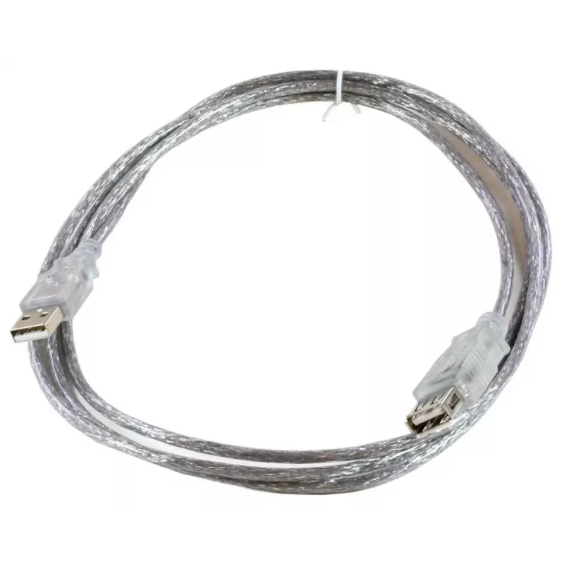 Microconnect USBAAF2T USB laidas USB 2.0 1.8 m USB A skaidrus