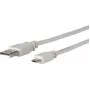 Mikroconnect USBABMICRO5G USB kabelis USB 2.0 5 m Micro-USB B USB A Pilka