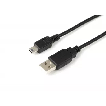 Microconnect USBAMB510 USB kabelis USB 2.0 10 m USB A Mini-USB B Juoda