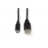Microconnect USBAMB55 USB laidas USB 2.0 5 m USB A Mini-USB B Juoda