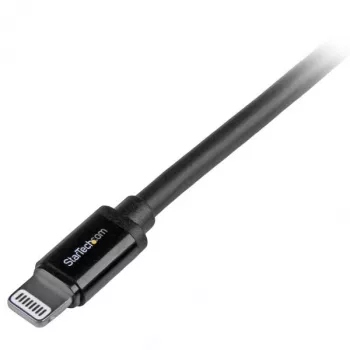 StarTech.com 2 m (6 pėd.) USB į Lightning kabelis – ilgas iPhone / iPad / iPod įkroviklio kabelis – Lightning į USB kabelis – Apple MFi sertifikuotas – Juodas