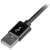 StarTech.com 2 m (6 pėd.) USB į Lightning kabelis – ilgas iPhone / iPad / iPod įkroviklio kabelis – Lightning į USB kabelis – Apple MFi sertifikuotas – Juodas