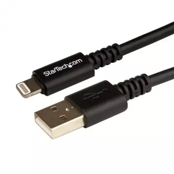 StarTech.com 3 m (10 ft.) USB į Lightning kabelis - ilgas iPhone / iPad / iPod įkrovimo kabelis - Lightning į USB kabelis - Apple MFi sertifikuotas - juodas