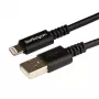 StarTech.com 3 m (10 ft.) USB į Lightning kabelis - ilgas iPhone / iPad / iPod įkrovimo kabelis - Lightning į USB kabelis - Apple MFi sertifikuotas - juodas