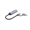 Vaizdo kabelio adapteris UNITEK V1167A USB Type-A/USB Type-C HDMI juodas