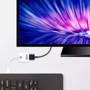 ATEN 4K Active mini DisplayPort to HDMI keitiklis, 3D, iki 3840 x 2160 @30Hz